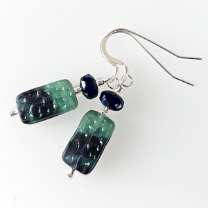 Midnight sea hook earrings Midnight sea hook earrings