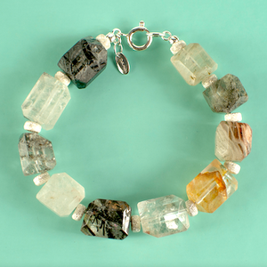 Lodolite nuggate bracelet Lodolite nuggate bracelet