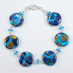 Aqua disc multi spot bracelet Aqua disc multi spot bracelet