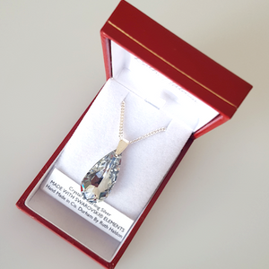 Crystal ice tear drop pendant Crystal ice tear drop pendant
