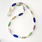 Golden shower, pastels necklace