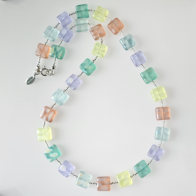 Frosted pastels, necklace