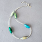 Cool Murano glass, torpedo necklace