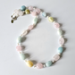 Morganite & freshwater pearl necklace
