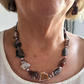 Moroccan seam agate necklace