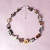 Moroccan seam agate necklace