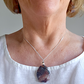 Moroccan seam agate pendant
