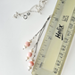 Pink opal & freshwater pearl pendant necklace