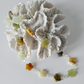 Mixed jade flower necklace