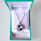 Vitrail light, crystal disc pendant