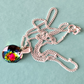 Vitrail medium crystal domed pendant