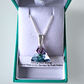 Vitrail light pyramid crystal pendant