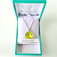 Citrus green soft triangle crystal pendant