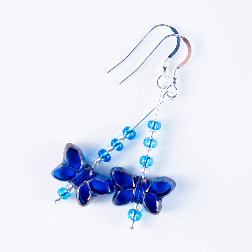 Blue Butterflies with hooks