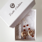 Cats - Biscuit coloured, hook earrings