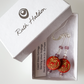 Cats - Red/purple hook earrings