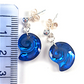 Bermuda blue sea snail post earrings